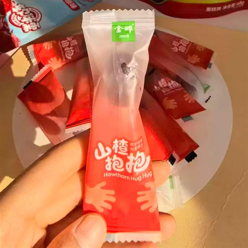 -金晔山楂抱抱山楂棒小葫芦88g原味儿童休闲解馋零食独立小包装