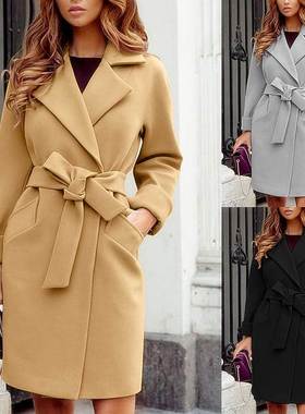Winter Coats Women Autumn Long Jacket Office Top Outwear外套