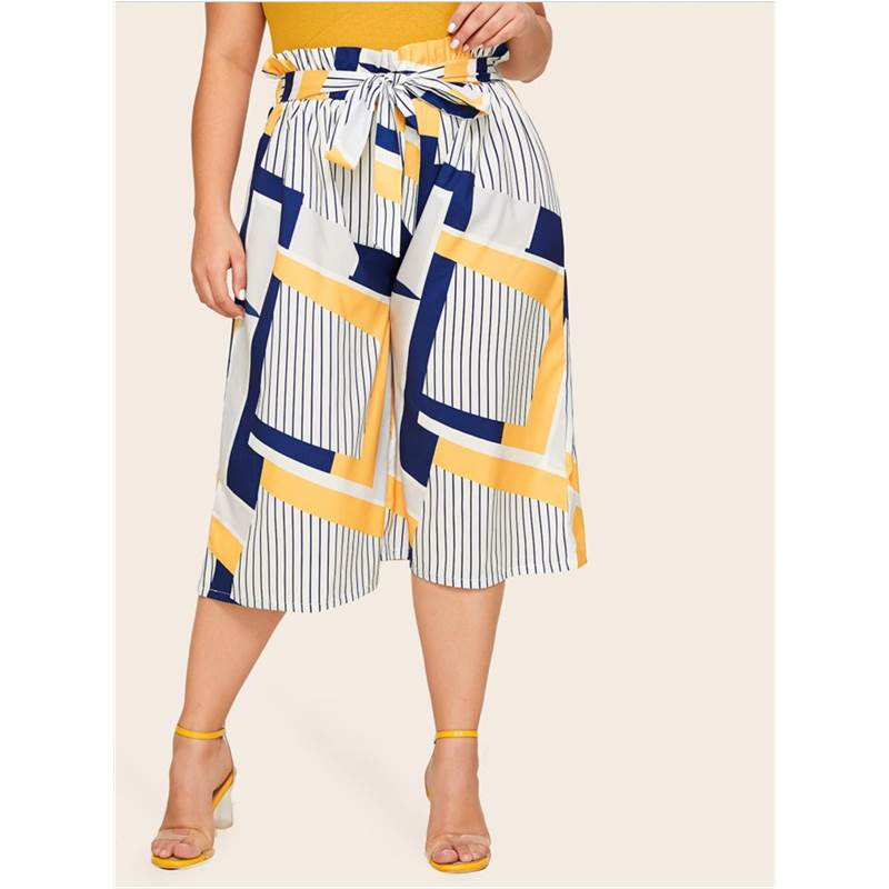 XL-4XL summer women trousers plus size casual big lady pants