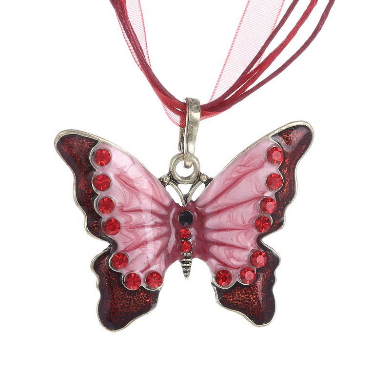 Vintage choker Hot Ethnic Style Butterfly Alloy Necklace项链