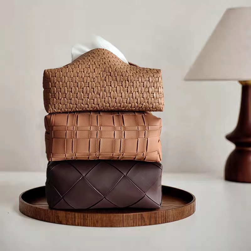 纸巾盒高级感2025新款中古风家用客厅轻奢茶几桌面纸抽盒