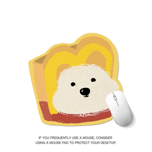 M记麦麦~卡通小狗鼠标垫女生护腕小号键盘垫电脑防滑滑鼠垫可爱