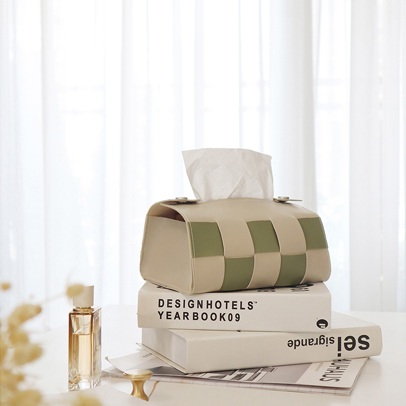 紙巾盒客廳家用車載編織置物盒