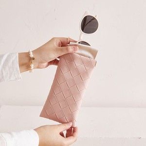 新款眼镜袋墨镜太阳镜近视眼镜收纳盒便携弹片自动闭合男女眼镜包