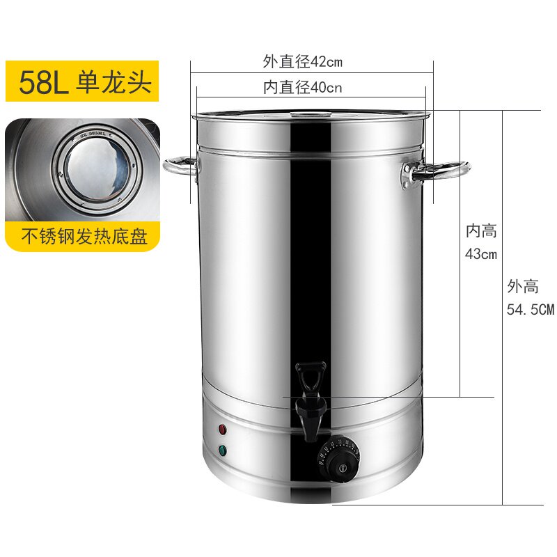 现货。大锅锅卤熬骨头电汤Y大桶卤肉汤锅煮肉高S汤炉大汤锅桶容量