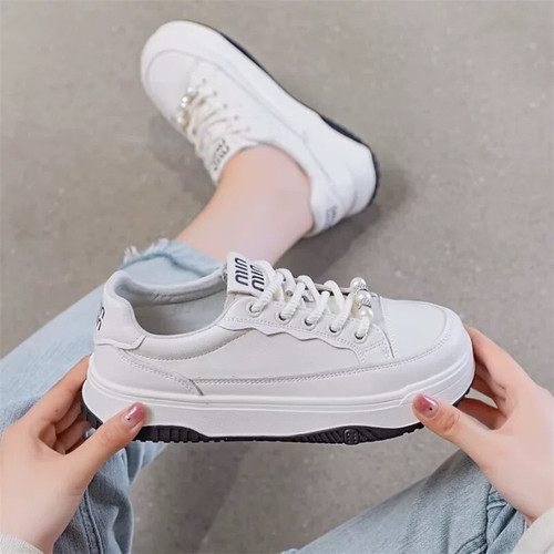 福利款，35-40真皮牛皮小白鞋单鞋女3802