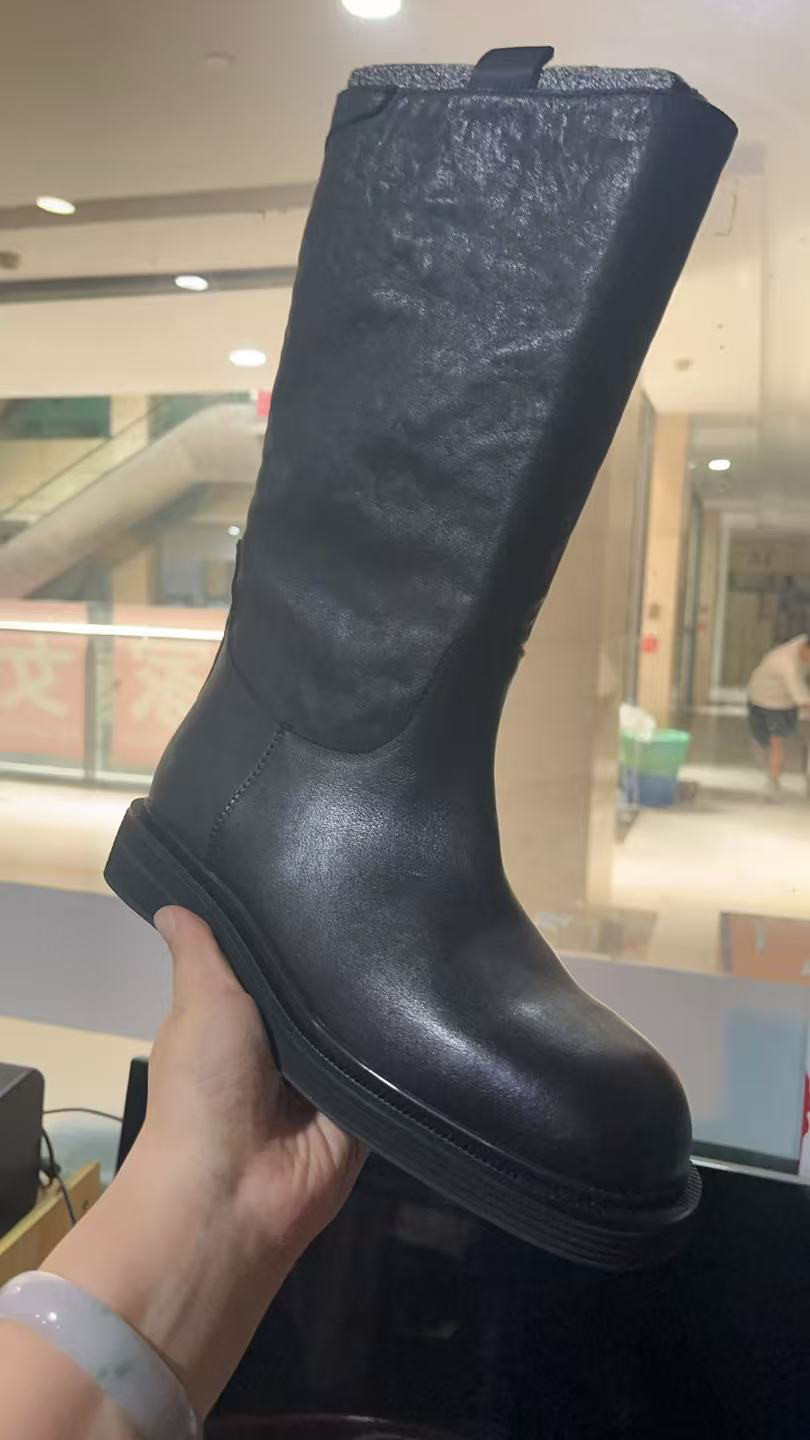 超高货头层水洗马皮高靴女鞋-8811