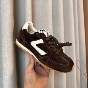 1975 女鞋 福利款 真皮反绒皮加绒德训鞋