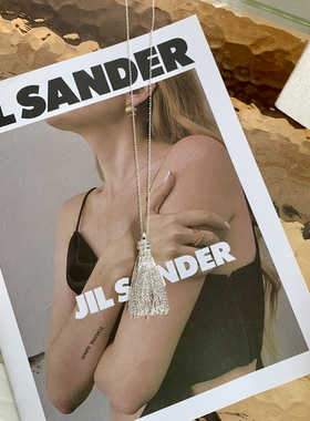 ins博主同众高级感重工银色流国长款项链韩P苏小款设计时尚毛衣链