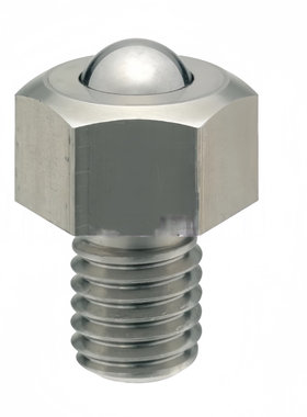 万向球QDE02 QDE03-5-6-8-10-12-16-20外螺纹钢珠滚轮BCHL/BCHLJ