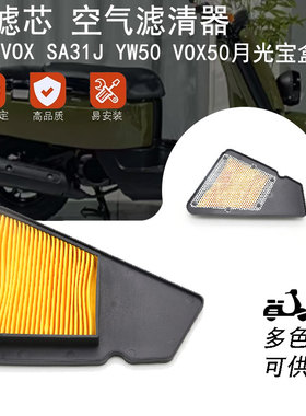 适用雅马哈VOX SA31J YW50 VOX50月光宝盒50 空滤芯 空气滤清器