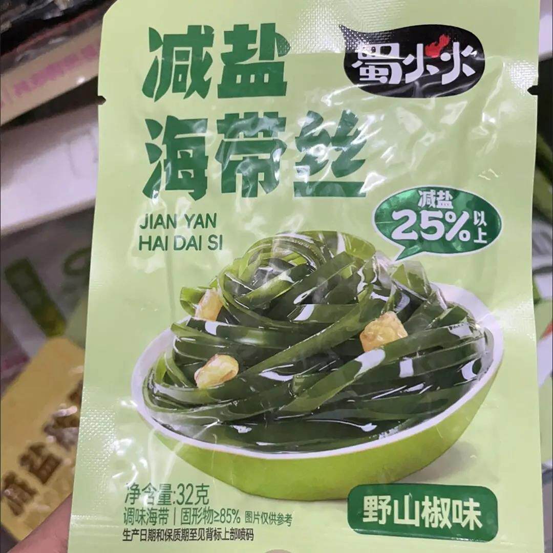 吉香居减盐海带丝32g袋开味下饭拌面拌粉快手菜佐餐小包装速
