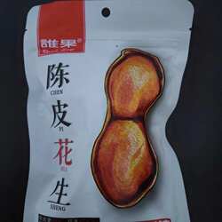 谁果陈皮花生特产广东新会江门下酒夜宵花生米带壳水煮