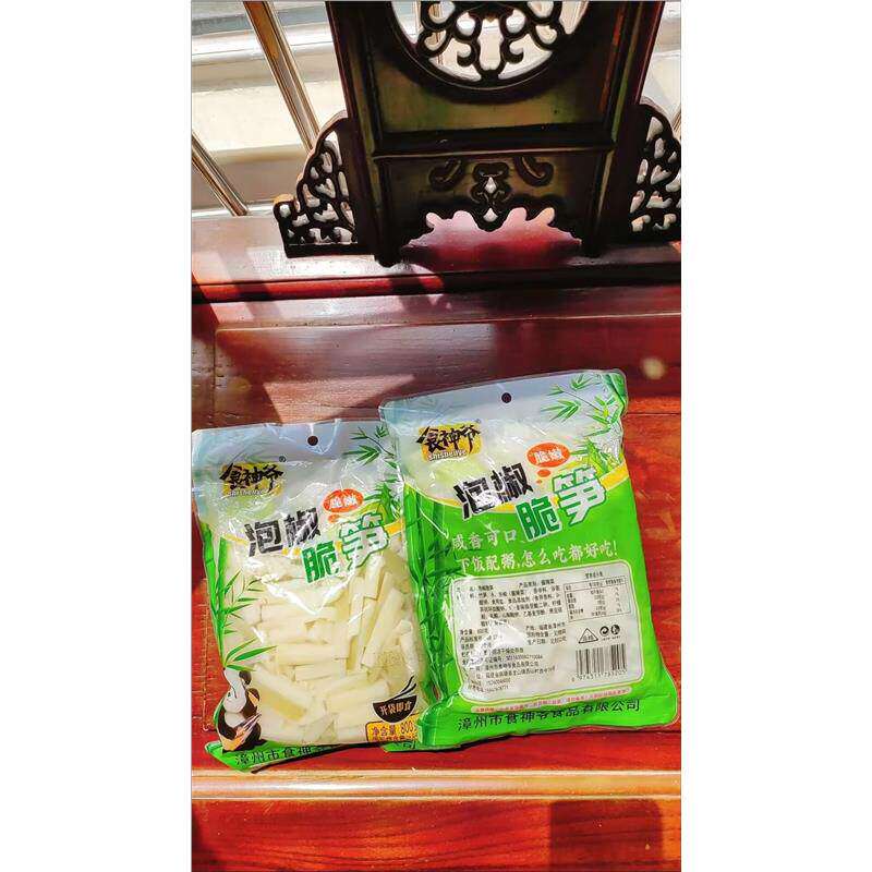 食神爷泡椒脆笋即食开胃菜泡椒小嫩笋重庆风味笋低卡解馋零食小吃