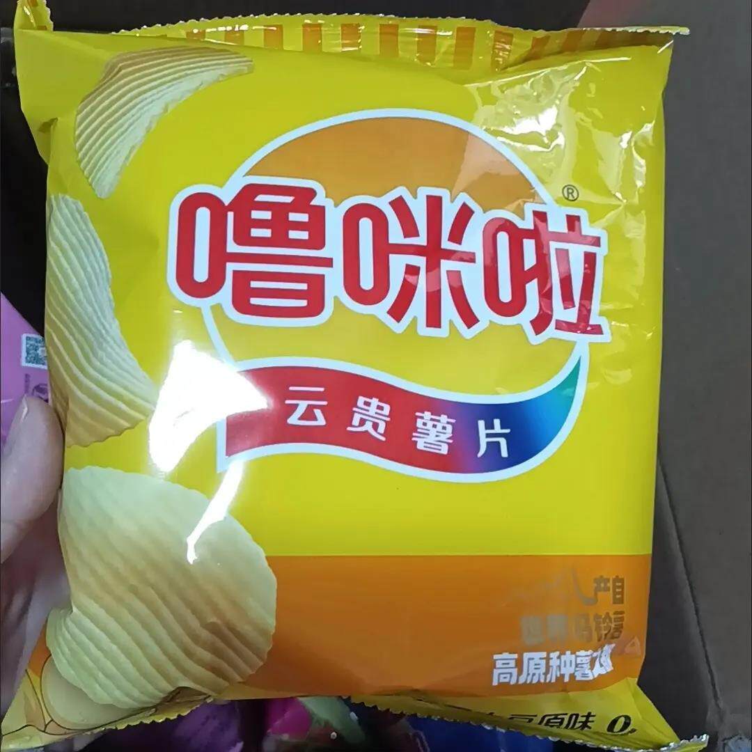 噜咪啦】薯片高原鲜切原切薯片土豆片50g/袋休闲零食云贵薯片