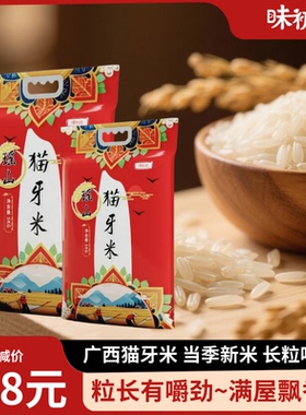 【广西猫牙米】味初色锁鲜猫牙米产地直发严选一级猫牙米长粒米