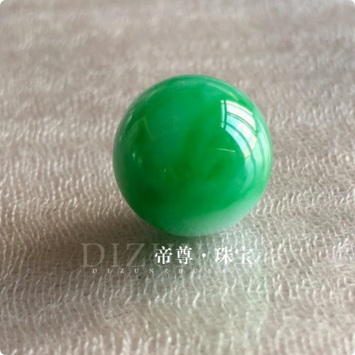 满色满阳辣绿豆绿圆珠子单珠