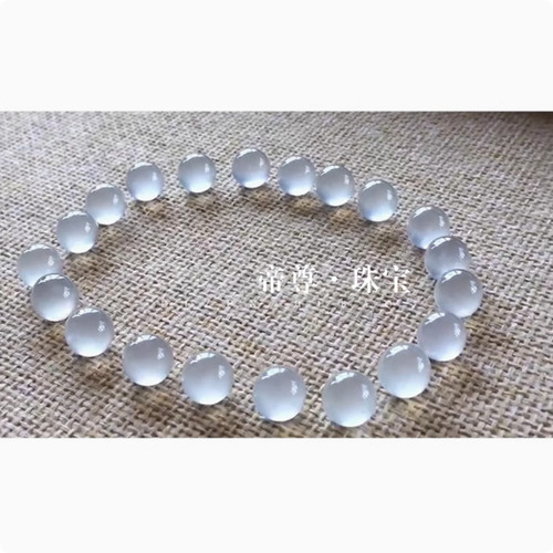 白冰种单珠圆珠子玉石配珠散珠