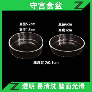 爬宠食盆水盆守宫喂食盆角蛙鬃狮蜥蜴宠物玩具蛇豹纹守宫鬃狮爬虫