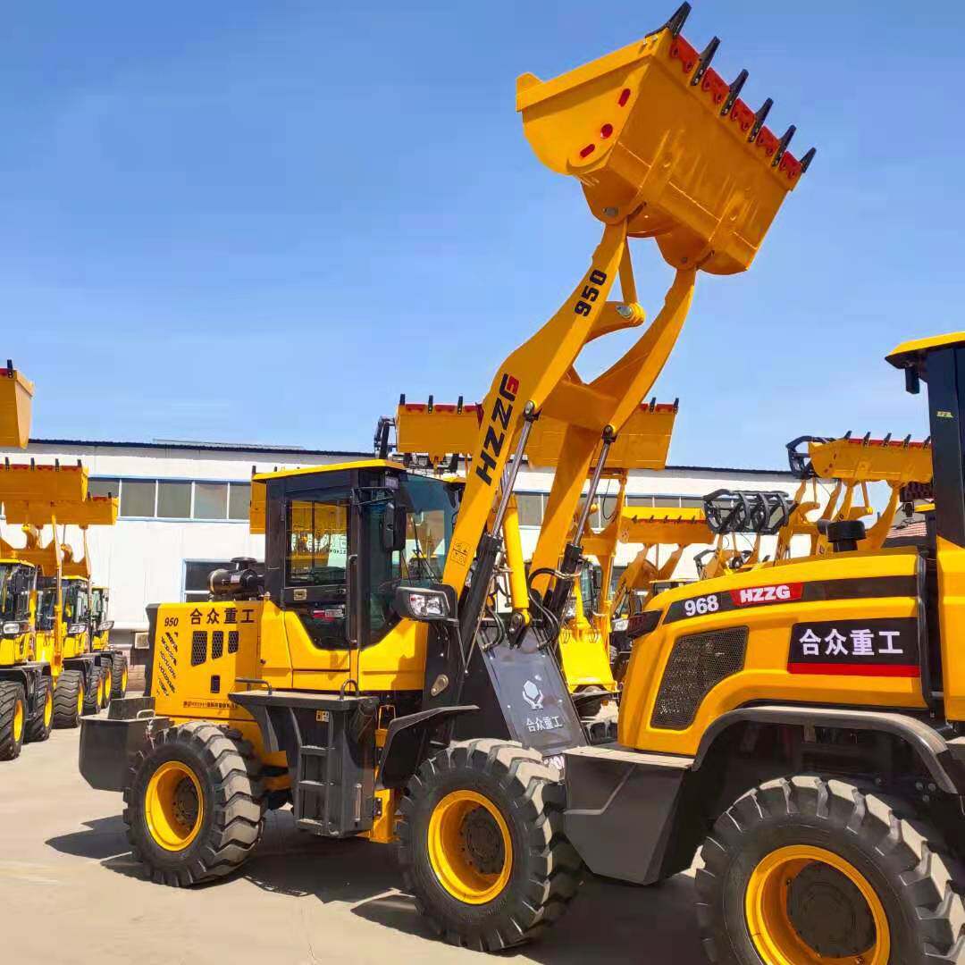 小型装载机20型 抓木机抓草机柴油矮脚虎 建筑沙场四驱小铲车