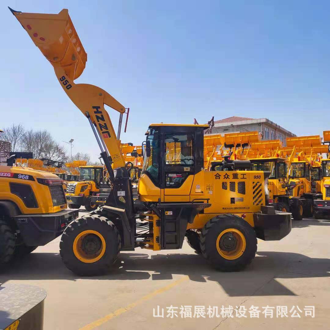 青岛合众zl930小型装载机 装卸沙石粮食装载机 无级变速轮边桥