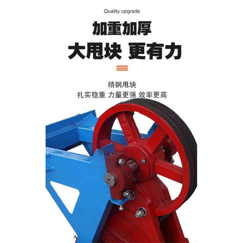 蛙式老式打夯机60型80型加重电动蛙夯3kw纯铜电机路面地基夯实u.
