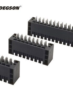 DEGSON高正高松双层弹簧插拔式PCB接线端子插座15EDGVHDM-3.5-12P