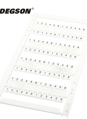 DEGSON高松DSKK2.5侧面标记条ZSF5阻燃标签标记牌码UC-TMF5标识牌