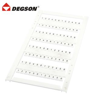 DEGSON高松DSKK2.5侧面标记条ZSF5阻燃标签标记牌码UC-TMF5标识牌