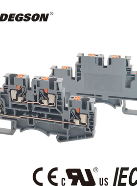 DEGSON高松高正DSKK4双层导轨式二进二出接线端子ZDK4/DPP4/PTTB4