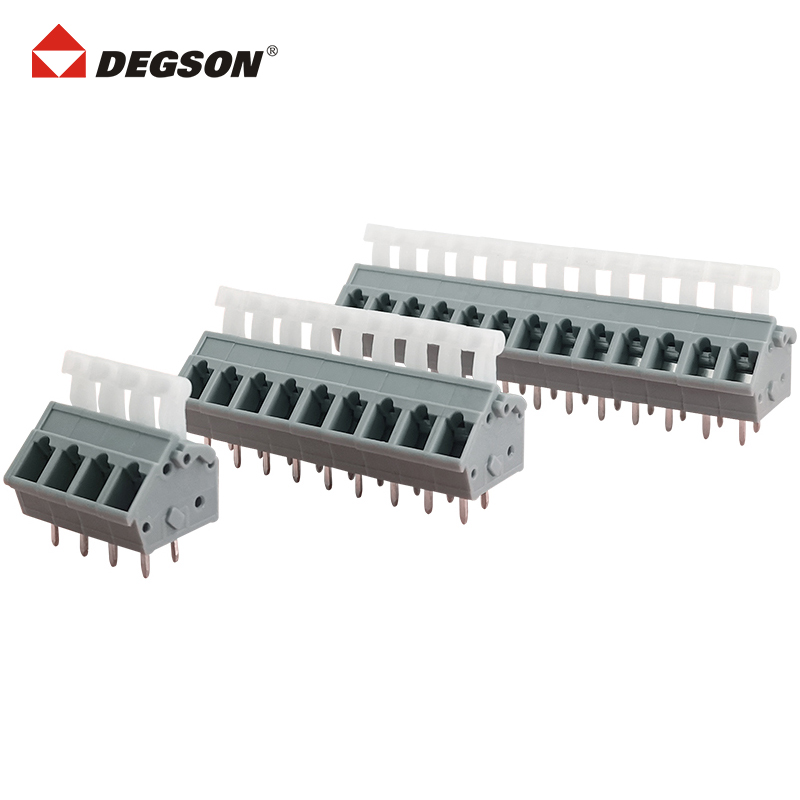 DEGSON高正高松弹簧式PCB接线端子凤凰插座DG243-5.0-02P-11-00AH
