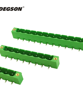 DEGSON连接器插拔式PCB接线端子2EDGRM-7.62-03P凤凰插座GMSTB2.5