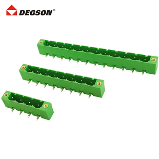 DEGSON连接器插拔式PCB接线端子2EDGRM-7.62-03P凤凰插座GMSTB2.5