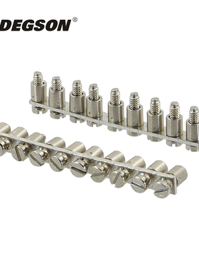 DEGSON高松PC1.5圆柱形中心连接条桥接件FBRI10-4短接UK1.5跨接条