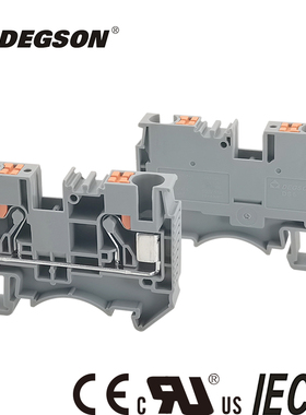 DEGSON高正高松导轨直插弹簧接线端子DS6-01P-11-00AH菲尼克斯PT6