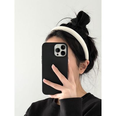 夏季高级皮质法式复古发箍高颅顶