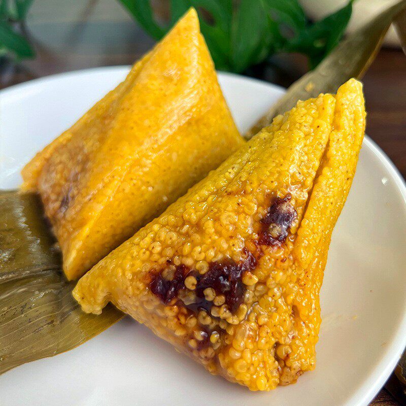亲食派顺丰 黄米粽子大黄米豆沙藜麦燕麦黑芝麻独立包装龙虾端午