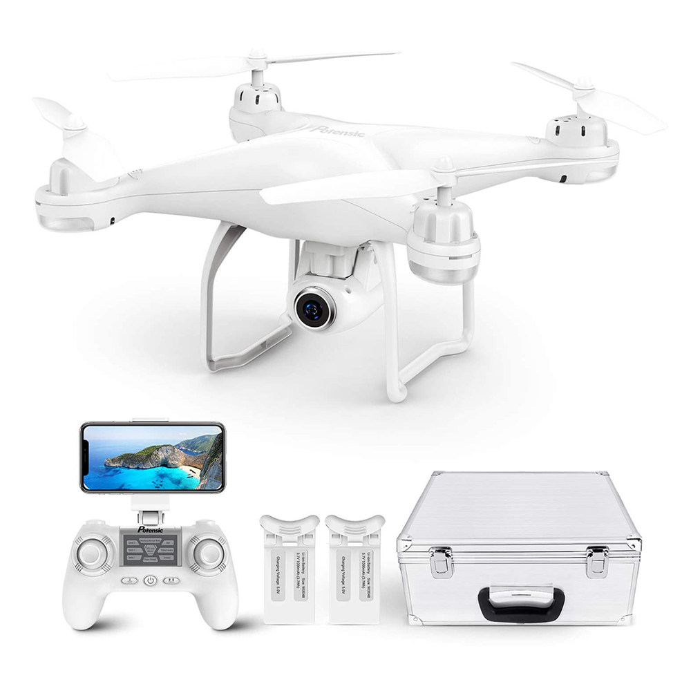 1080P HD 카메라 RC FPV 쿼드콥터 WI-FI를 갖춘 POTENSIC GPS 드론
