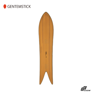 2425款 FISH163滑雪板纯手工单板大山 日本GENTEMSTICK小红点BIG