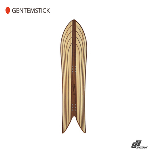 2425款 FISH滑雪板纯手工单板大山 日本GENTEMSTICK小红点ROCKET