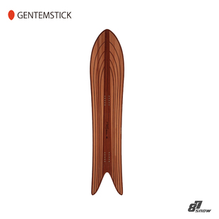 2526款日本GENTEMSTICK小红点MID FISH OC滑雪板手工单板全能男女