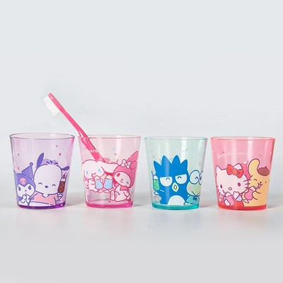 日本三丽鸥KITTY玉桂狗卡通塑料杯可爱儿童漱口杯喝水杯牛奶杯