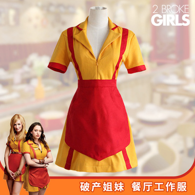 美剧BrokeGirls破产姐妹连衣裙万圣节年酒吧年会万圣节制服cos