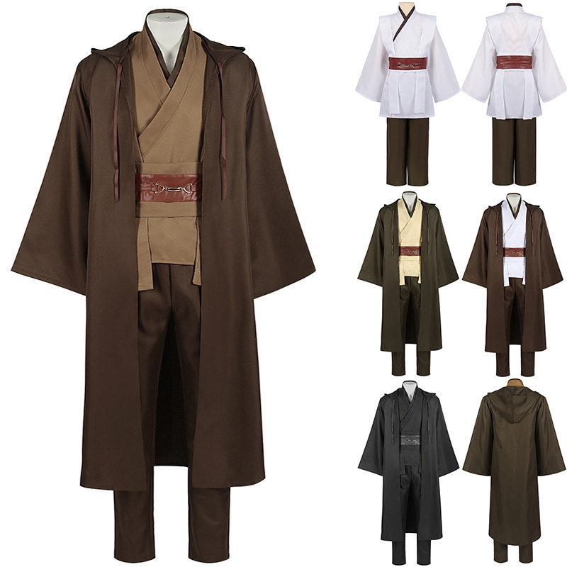 新款星球大战cos服装绝地武士同款男装衣服连帽披风套装外贸