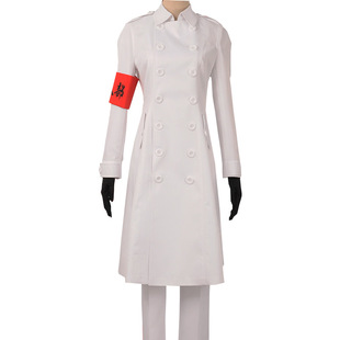 东京卍复仇者cos服黑龙会不良少年白色制服COSPLAY芭流霸罗