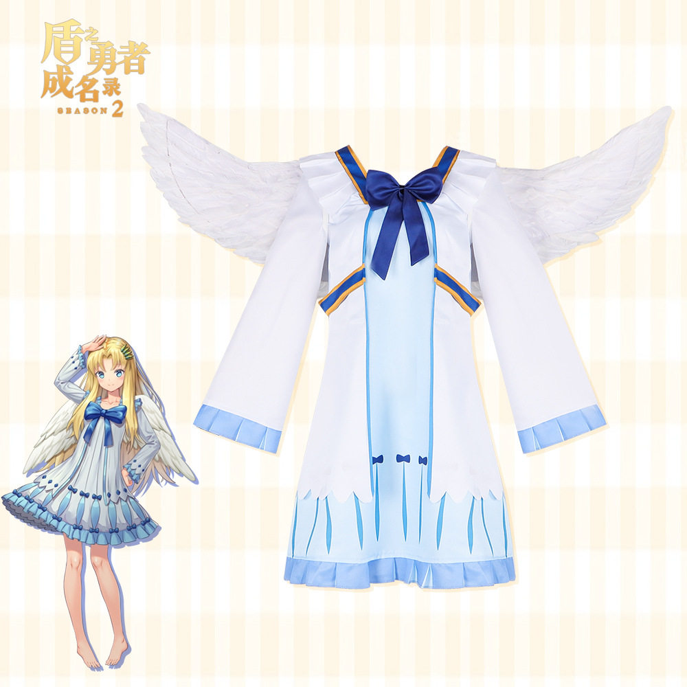 盾之勇者成名录cos服可爱衣裙夏天使菲洛cosplay服万圣节扮演服