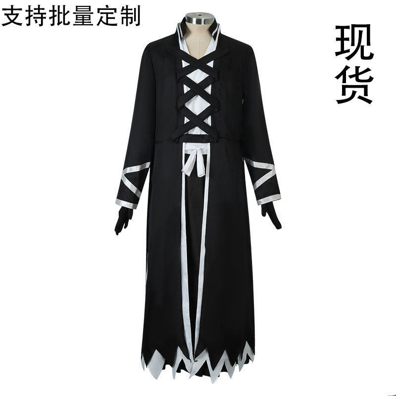万圣节死神BLEACH千年血战篇服装黑崎一护cos服全套