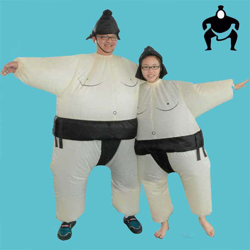 万圣节搞笑演出摔跤道具胖子搞怪充气人偶服装相扑充气衣服
