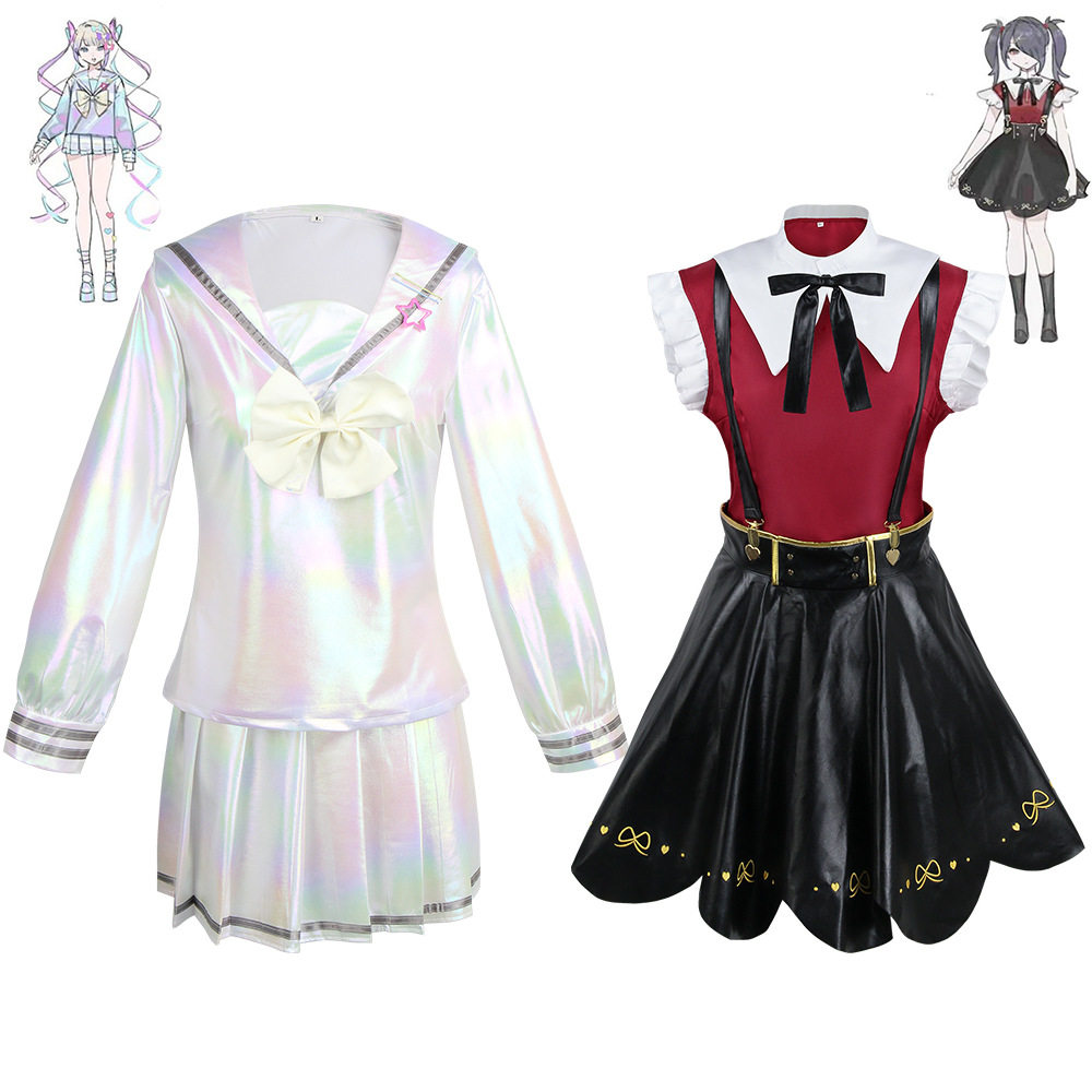 主播女孩重度依赖游戏超天酱cosplay服装女裙糖糖cos服表演服