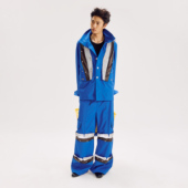 长裤 高定款 芸蚁〔城市美工〕超多形态电光蓝防水功能性异形工装